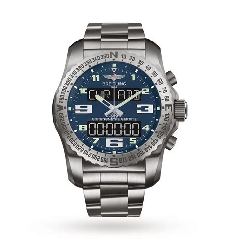 breitling cockpit b50 titanium chronograph mens watch|breitling b50 cockpit night mission.